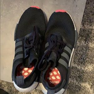 Black and Red Adidas NMD